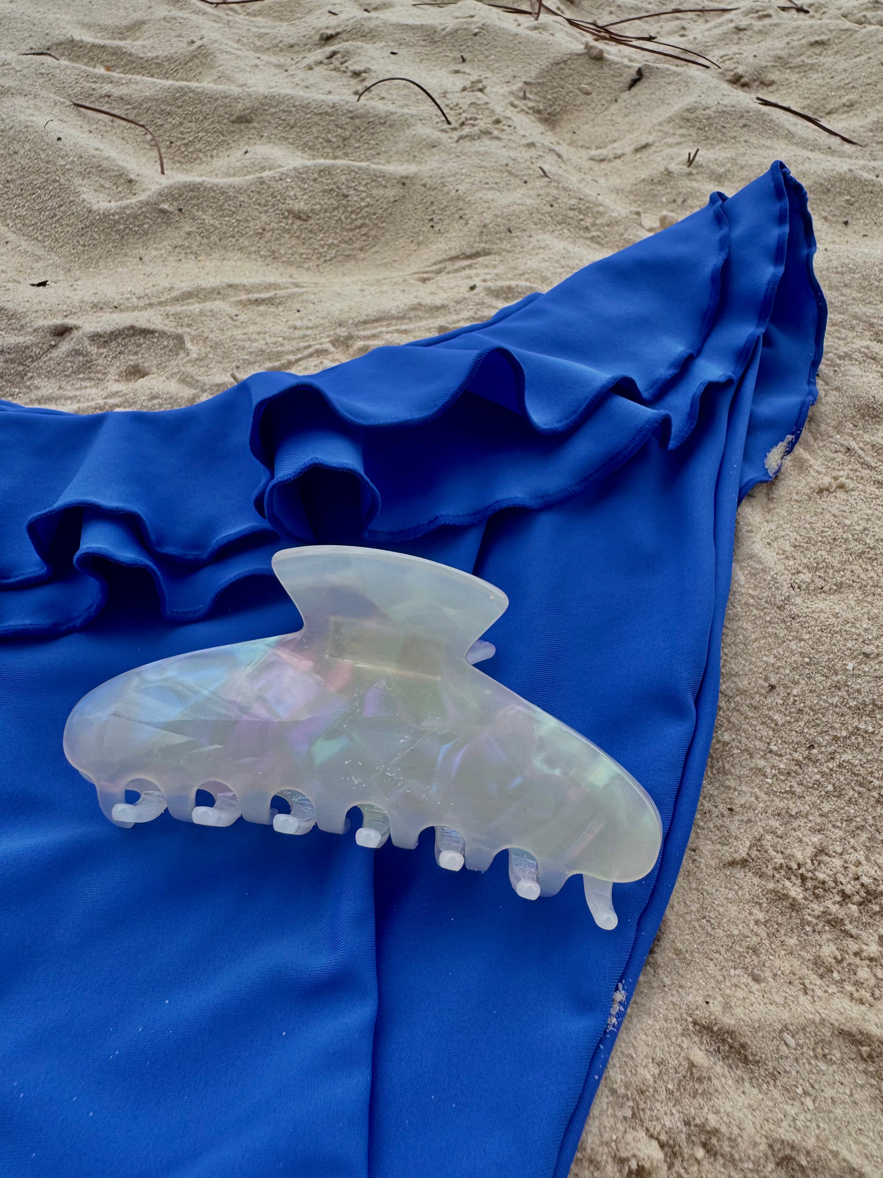Iridescent Pearl Shell Claw Clip